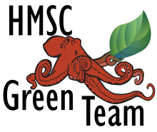 HMSC Green Team logo - octopus holding a leaf
